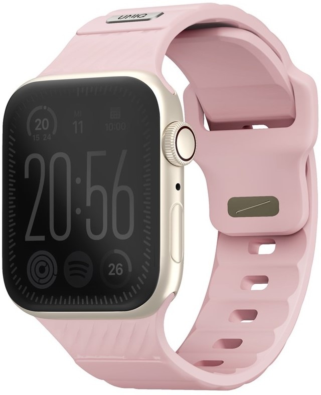 Řemínek Uniq Stride FKM na Apple Watch 42/41/40mm - růžový