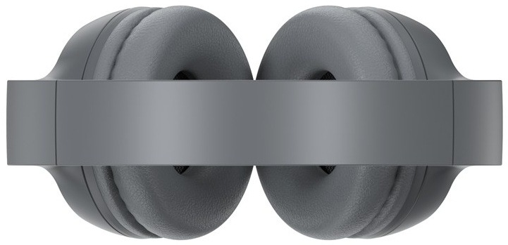 Sluchátka HONOR CHOICE Headphones Lite šedá Pohled zezadu na obě náušníkové mušle sluchátek a spojovací třmen.
