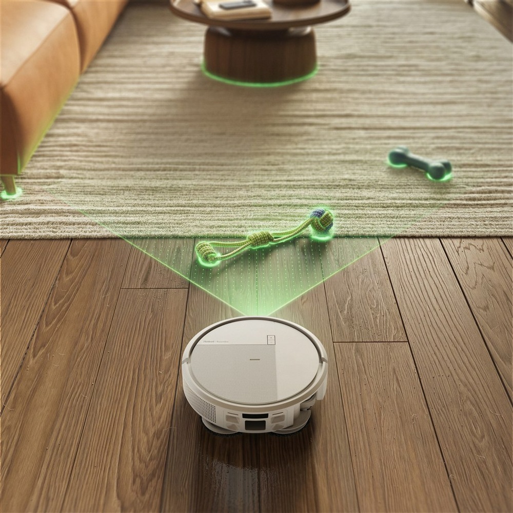 Robotický vysavač iRobot Roomba Plus 515 Combo + AutoWash dock bílý Uklízení pomocí navigačního senzoru ClearView LiDAR.