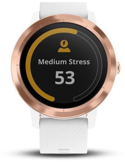 Chytré hodinky Garmin vívoActive3 Optic bílé/zlaté