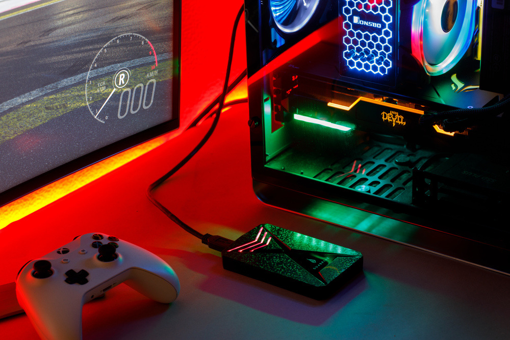 Externí pevný disk 2,5" SureFire Gaming Bunker HDD USB 3.2 Gen 1 1TB černý Externí pevný disk 2,5" SureFire Gaming Bunker HDD USB 3.2 Gen 1 1TB černý