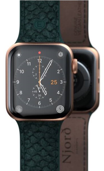 Řemínek Njord Jord na Apple Watch 42/44/45/49mm zelený