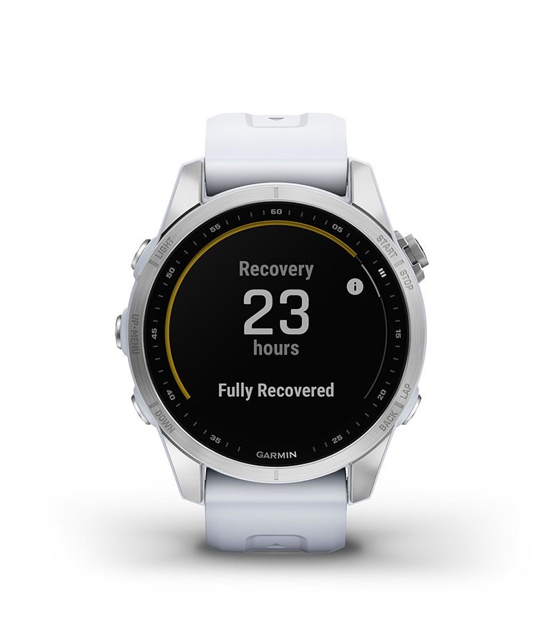 Chytré hodinky Garmin fenix 7X Sapphire Solar - Titan Black/Black Silicone Band