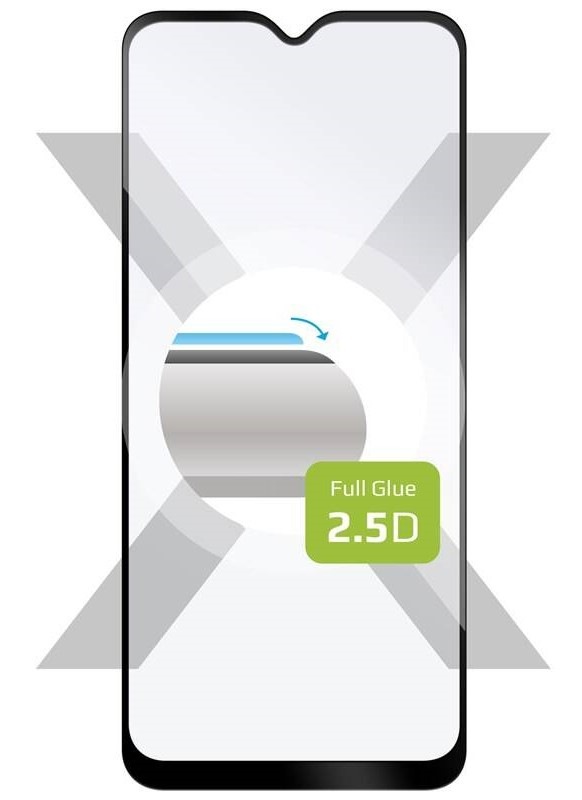 Tvrzené sklo FIXED Full-Cover na Samsung Galaxy A04s černé