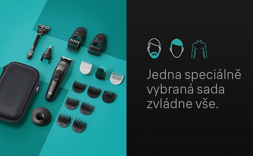 Zastřihovač multifunkční Braun Series 7 MGK7470, 16 v 1 Zastřihovač multifunkční Braun Series 7 MGK7470, 16 v 1