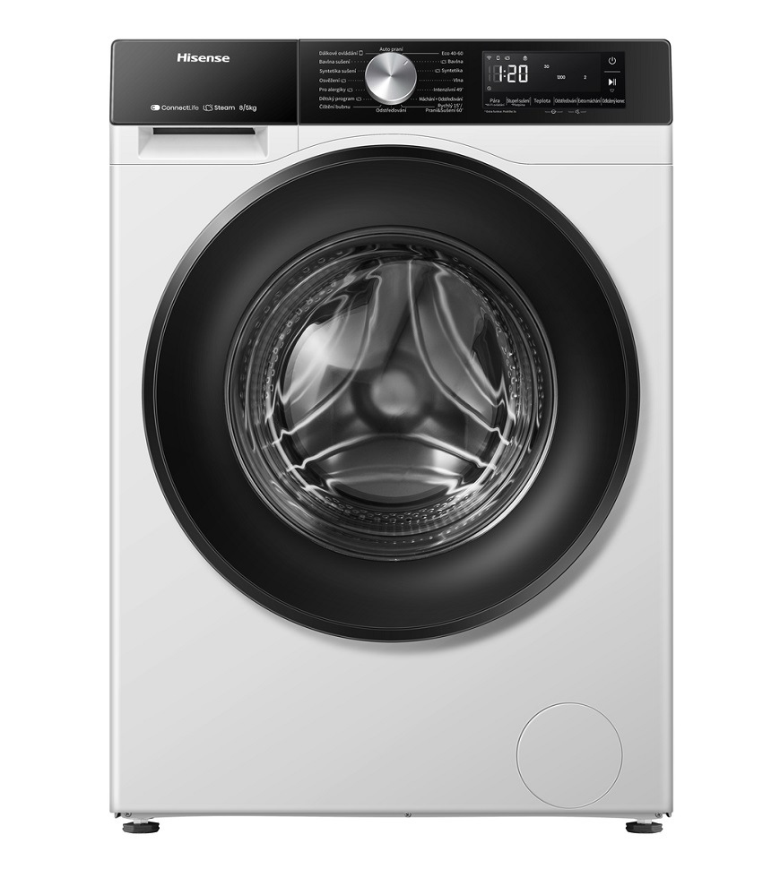 Pračka se sušičkou Hisense WD3S8043BW3 bílá Pračka se sušičkou Hisense WD3S8043BW3, bílá