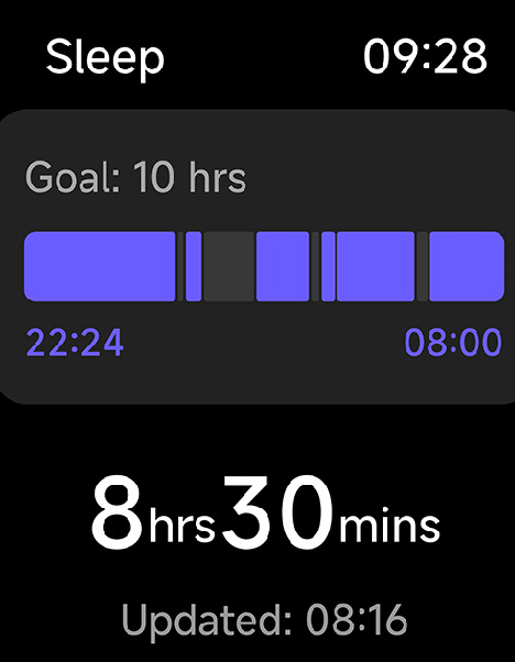 Chytré hodinky Xiaomi Redmi Watch 6 Active černé Xiaomi Redmi Watch 6 Active detailně monitorují také spánek