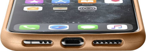 Kryt na mobil CellularLine SENSATION Metallic na Apple iPhone 11 Pro Max zlatý CellularLine SENSATION Metallic pro Apple iPhone 11 Pro Max, zlatá