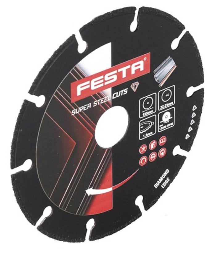 Řezný kotouč Festa 125 × 1,3 × 22,2 mm