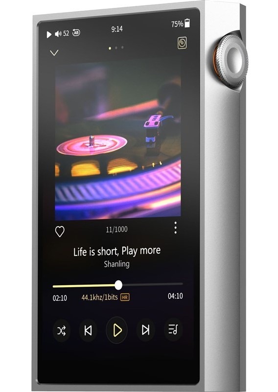 Přenosný digitální přehrávač Shanling M5 Ultra stříbrný