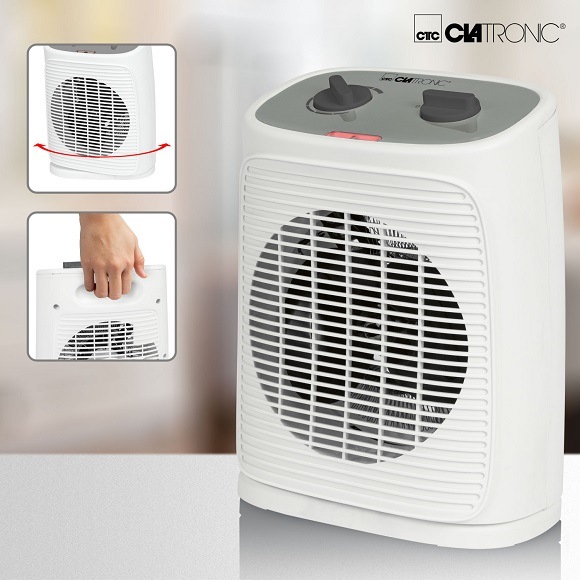 Teplovzdušný ventilátor Clatronic HL 3800 bílý