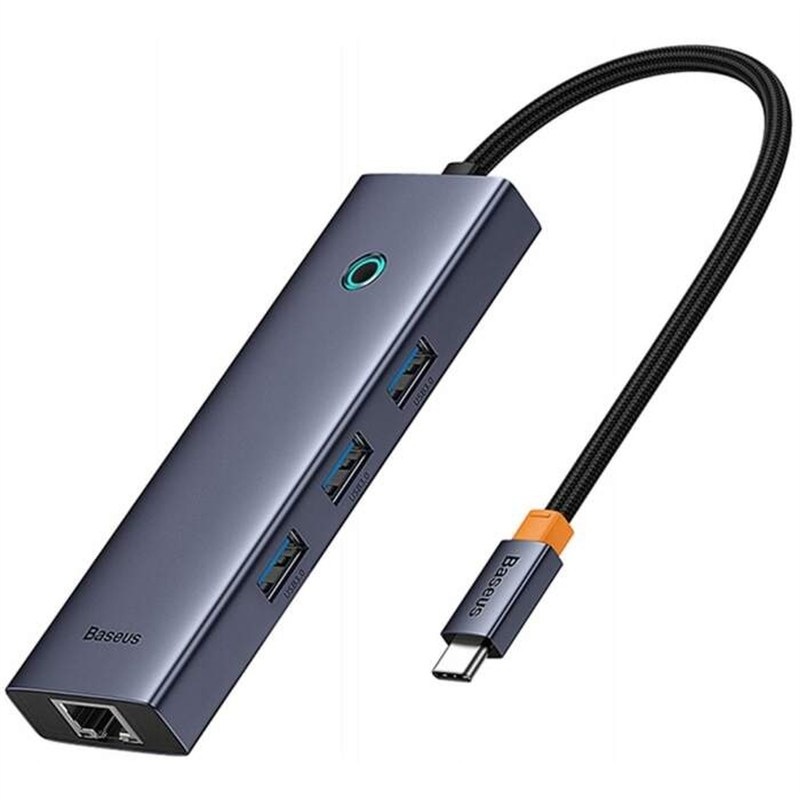 USB Hub Baseus UltraJoy Series 6-Port HUB Docking Station 7813-00 antracitový