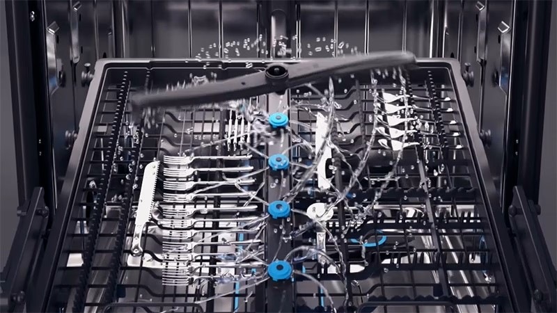 Myčka nádobí Haier XH 4A4F4B příborový koš myčky nádobí Haier XH 4A4F4B a 5 trysek cutlery shine plus