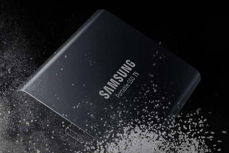 SSD externí Samsung T5, 1TB černý SSD externí Samsung T5, 1TB černý