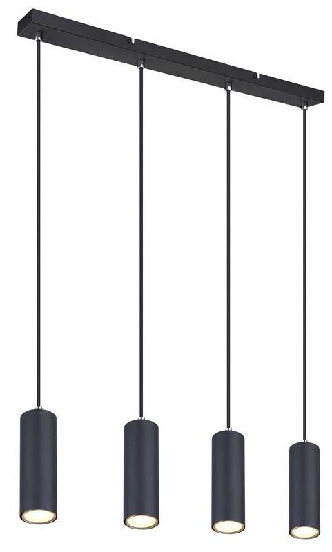 Závěsné svítidlo GLOBO Robby, 4xGU10, 35W - černé