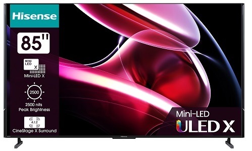 televize Hisense 85UXKQ, černá