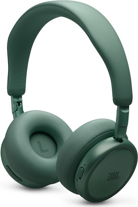 Oblouková sluchátka JBL Live 680NC, zelená barva