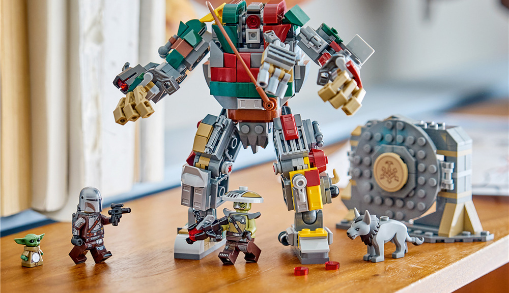 Stavebnice LEGO® Star Wars™ 75451 Mandalorian, Grogu, Embo a Keibu umožní rozehrát souboje lovců odměn i vlastní příběhy.