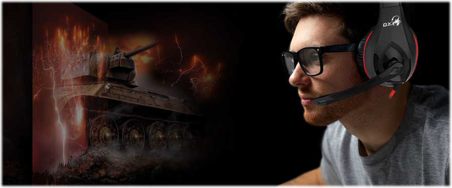 Headset Genius GX Gaming HS-G560 černý