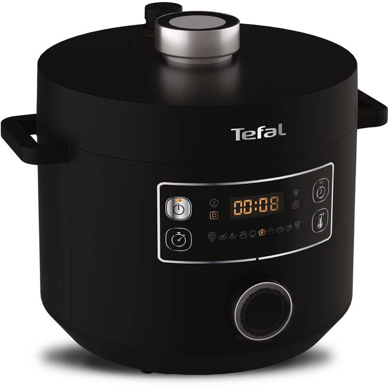Multifunkční tlakový hrnec Tefal TURBO CUISINE CY754830 černý