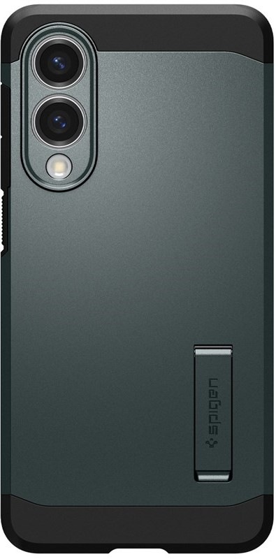 Kryt na mobil Spigen Tough Armor MagSafe na Samsung Galaxy S25 Edge - zelený