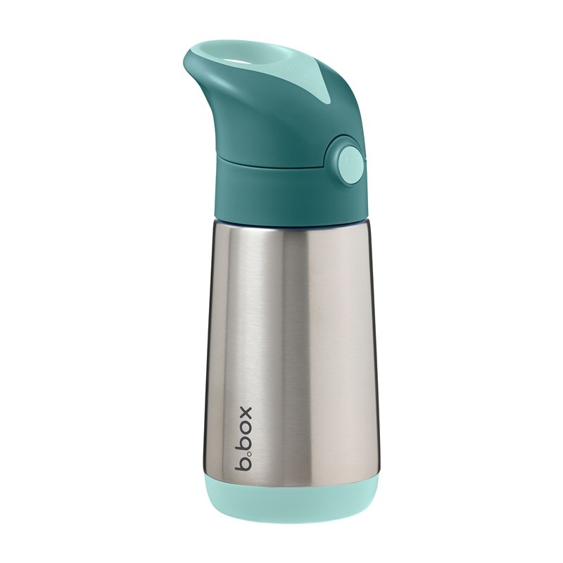 Termoska na pití s brčkem b.box 350 ml emerald forest