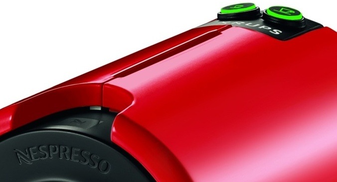Kapslový kávovar Krups Nespresso Inissia XN1005 červený