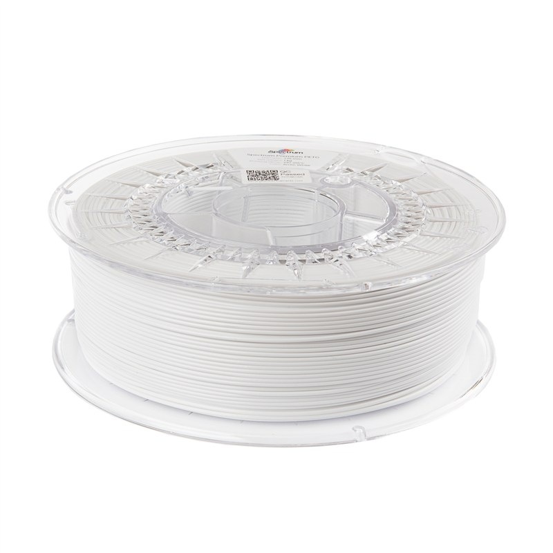 Filament Spectrum Premium PET-G 1,75 mm 1 kg, bílá