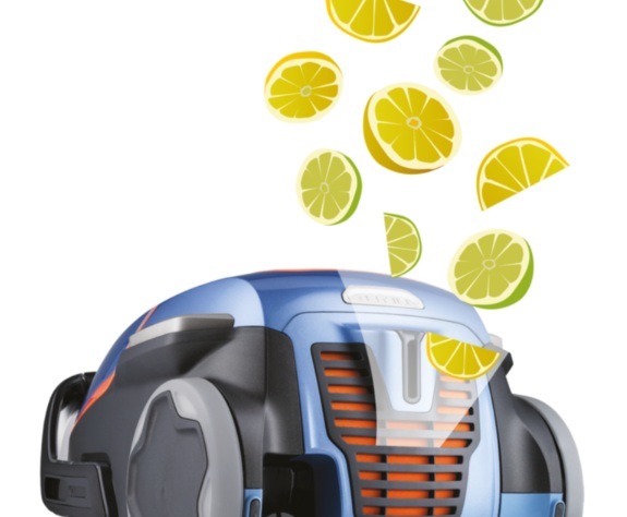 Vysavač Electrolux během vysávání uvolňuje do ovzduší citrusovou vůni.