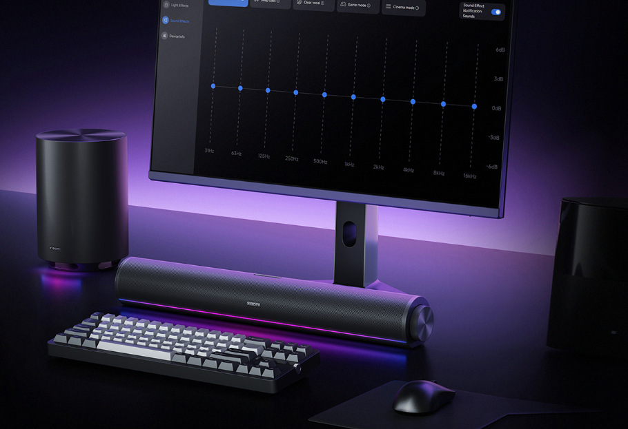 Reproduktory Xiaomi Desktop Speaker Pro Set černé Xiaomi Desktop Speaker Pro Set podporuje připojení kabelem i přes Bluetooth 5.3