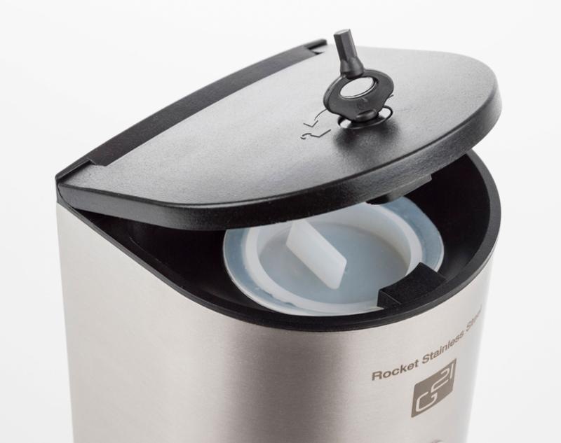 Dávkovač dezinfekce G21 Rocket Stainless Steel Dávkovač dezinfekce G21 Rocket Stainless Steel