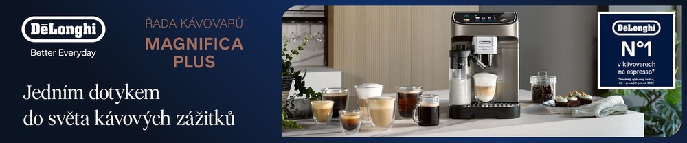 Automatický kávovar De'Longhi Magnifica Plus ECAM320.70TB černý/titanium Espresso De'Longhi ECAM320.70TB Magnifica Plus