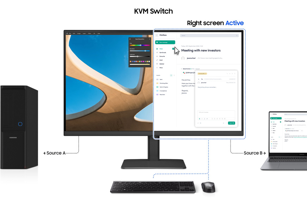 Monitor Samsung ViewFinity S6 černý Samsung ViewFinity S6 (S60UD)