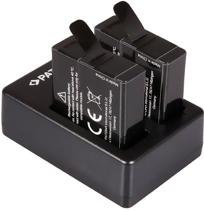 Nabíječka PATONA Battery Charger + 2× AHDBT-401 750 mAh pro akční kamery GoPro Hero 5, 6 a 7