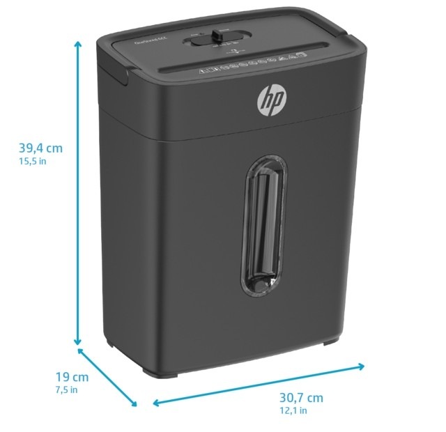Skartovač HP OneShred 6CC černý Skartovač HP OneShred 6CC nabízí kapacitu koše 14 litrů