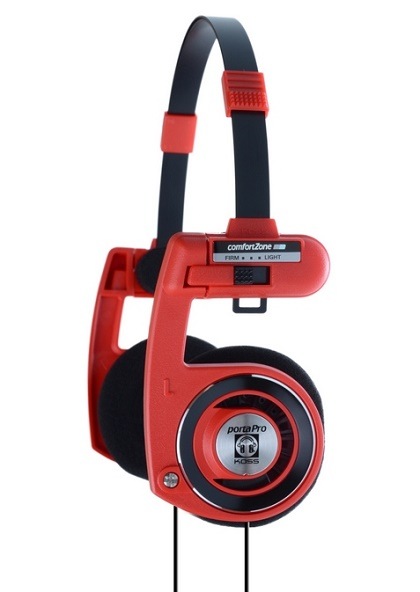Sluchátka Koss PORTA PRO Flame (doživotní záruka) červená