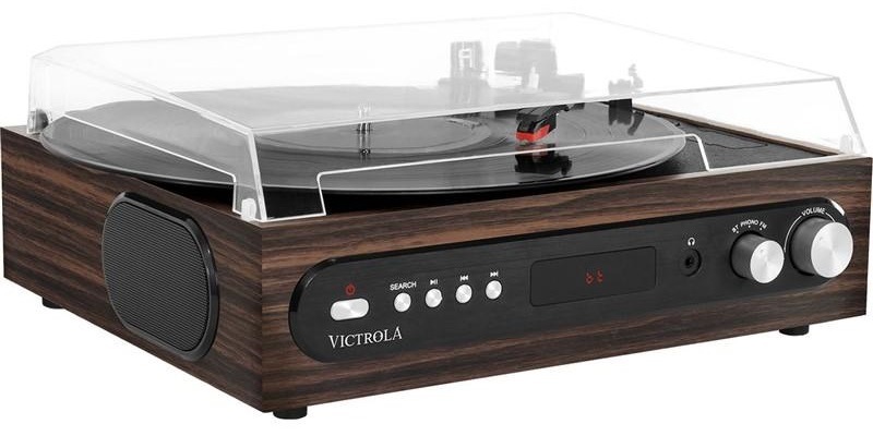Gramofon Victrola VTA-65 hnědý