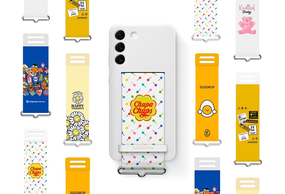 Kryt na mobil Samsung Silicone Cover s poutkem na Galaxy S22+ modrý Kryt na mobil Samsung Silicone Cover s poutkem na Galaxy S22+ modrý