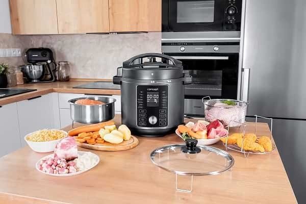 Multifunkční tlakový hrnec Concept CK8000 COOKERY 11 v 1 černý