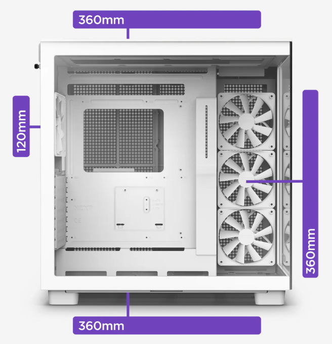 Case NZXT H9 Elite bílá