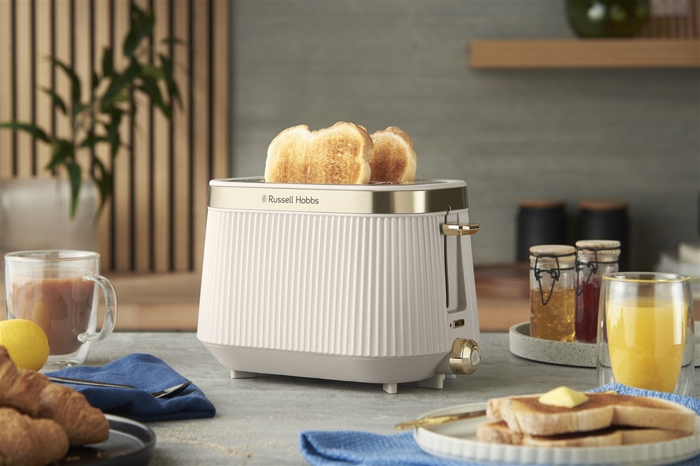 Topinkovač RUSSELL HOBBS 26761-56 Brontë Stone krémový Topinkovač RUSSELL HOBBS 26761-56 Brontë Stone krémový