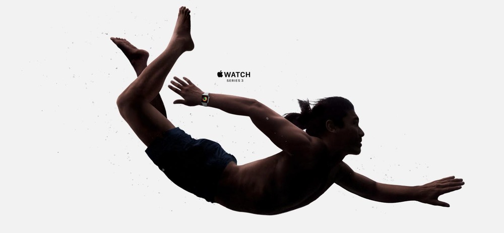 Chytré hodinky Apple Watch Series 3 GPS 42mm pouzdro z vesmírně šedého hliníku - černý sportovní řemínek Chytré hodinky Apple Watch Series 3 GPS 42mm pouzdro z vesmírně šedého hliníku - černý sportovní řemínek