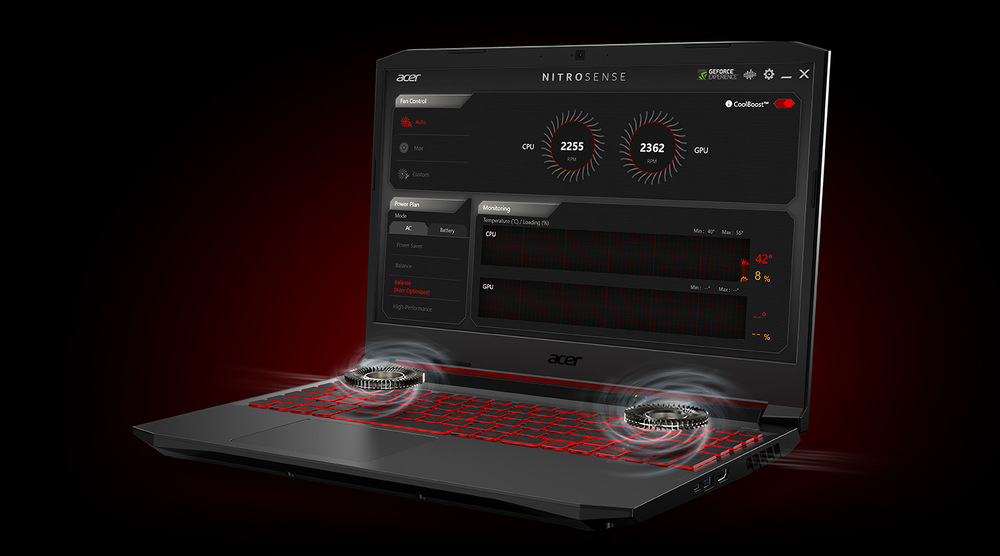 Notebook Acer Nitro 5 (AN515-55-71UN) černý Notebook Acer Nitro 5 (AN515-55-71UN) černý