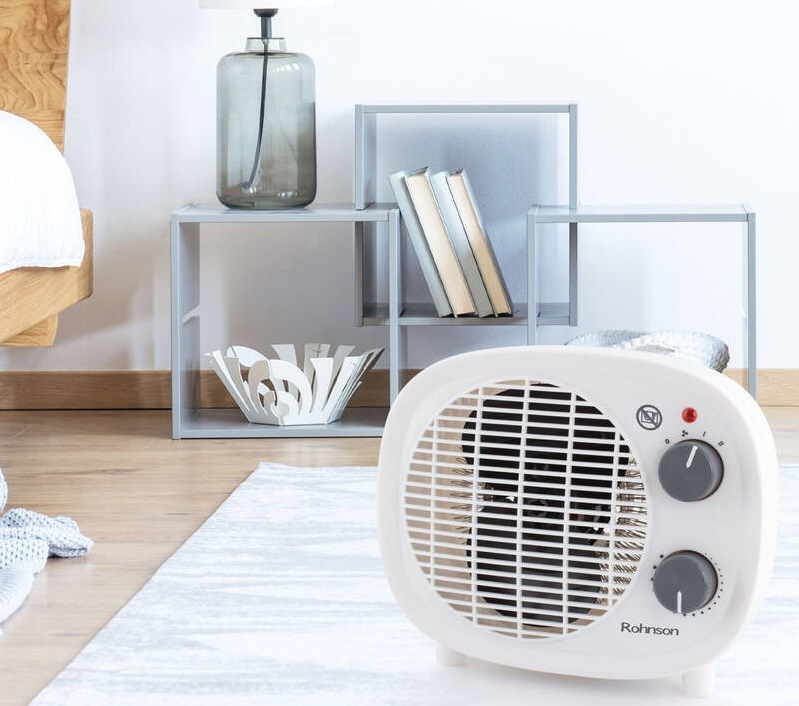 Teplovzdušný ventilátor Rohnson R-6066 bílý
