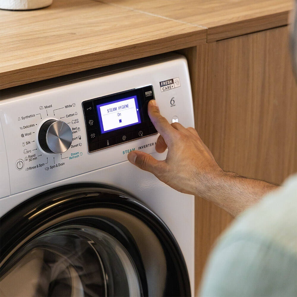 Pračka Whirlpool Natis WRSB 7259 D EU bílá Předem plněná úzká pračka Whirlpool Natis WRSB 7259 D EU, Steam Hygiene