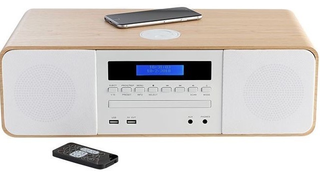Mikrosystém Thomson MIC201IBT bílý/hnědý