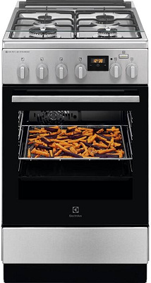 Kombinovaný sporák Electrolux LKK564201X nerez