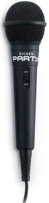 Mikrofon Bigben PARTYMIC drátový - černý