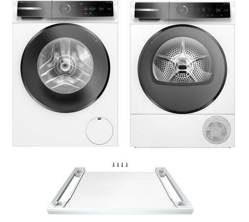 Set výrobků Bosch WGB256A0CS + WQB246DNCS + WTZ27500 bílý