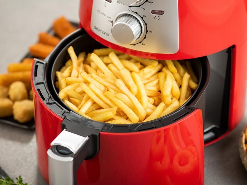 Fritéza horkovzdušná Delimano AIR FRYER PRO RED Fritéza horkovzdušná Delimano AIR FRYER PRO RED